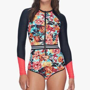 Body Glove One Piece Long Sleeve Paddle Swimsuit